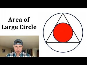Find the Area of the Large Circle