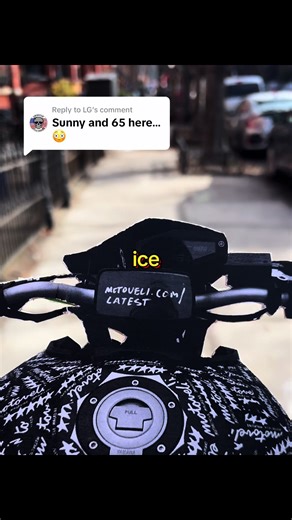 Replying to @LG the real feel is only -5° and the sidewalks are clear let’s goooo!! #motorcycle #bikelife #pov #newyork #biker