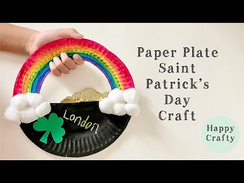 Awesome St. Patrick's Day Craft for Kids | DIY Paper Rainbow & Pot of Gold