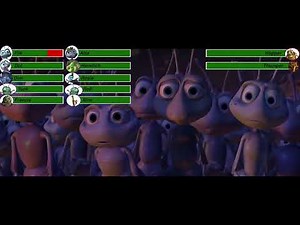 A Bug's Life Final Battle with healthbars (1/2)