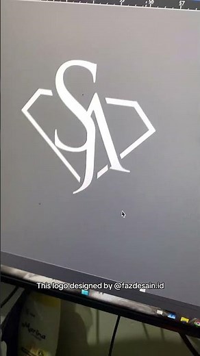 Jasa desain logo toko emas dari gabungan huruf S A J logo singkatam initial simbol perusahaan