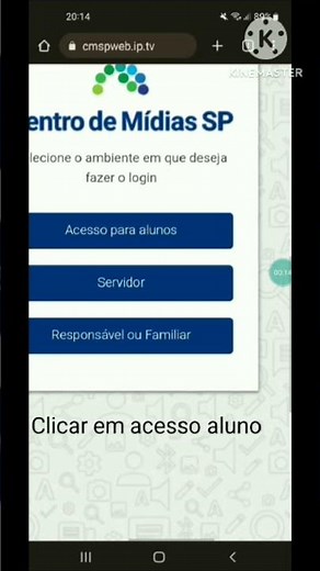 Como acessar CMSP WEB aluno .#seduc #educação #ensinofundamental #alunos #professor