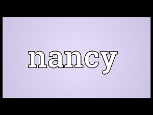 Nancy Meaning