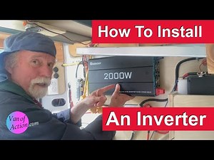How to Install 2000 watt pure sine inverter in Dodge Promaster van build for off grid vanlife camp