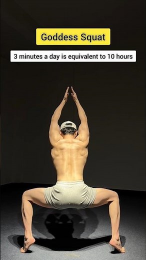 Goddess Squat — just 5 minutes a day delivers results equal and benefits 10 hours of workout