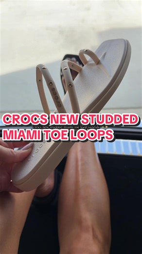 Crocs New Miami Toe Loop Studded Sandals Review