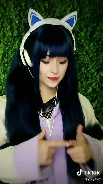 👉🏻👈🏻💜 #хината #косплей #cosplay #hinata