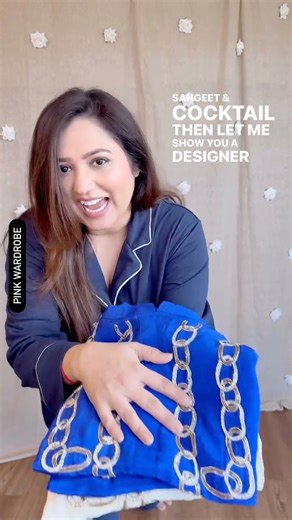 Pink Wardrobe®️ on Instagram: "Make a striking statement with this luxurious crepe silk kaftan set, designed for modern celebrations and elegant evenings. Featuring intricate hand-worked detailing on the neckline, this flowy kaftan drapes beautifully and comes with an attached liner for enhanced comfort, paired with smart, same-colored pants for a polished and refined finish. Available in bold electric blue and timeless ivory, this ensemble exudes effortless glamour and sophistication. Perfect f