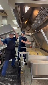 Culinary Specialist Patrick says: Just having fun in the galley with our new tilt skillet | US Coast Guard Culinary Program