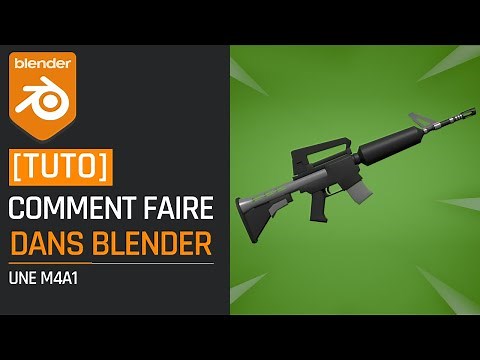 [TUTO] Comment faire dans blender - une m4a1