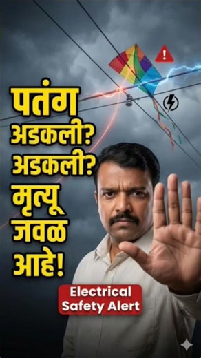 एक चूक आणि जीव जाऊ शकतो! ⚡ Electrical Safety for Kite Flying