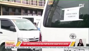 13K views · 131 reactions | PANOORIN: 17 COLORUM VEHICLES ANG NA-IMPOUND NG I-ACT SA IKINASANG ANTI-COLORUM OPERATION SA LAGUNA KANINANG UMAGA, 27 JANUARY 2021 Video courtesy of PTV #IACTPH | Special Action and Intelligence Committee for Transportation | Facebook