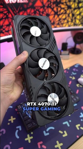 The Gigabyte RTX 4070 Ti SUPER Gaming OC!
