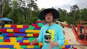 Mr Beast Built The World's Largest Lego Tower