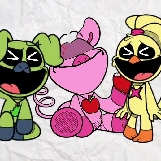 🌈Smiling critters🌈 vs 😡frowning critters 😡( smiling critters animations )