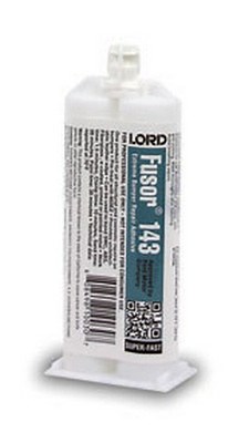 Lord Fusor 143 Extreme Plastic Repair Adhesive (Fast), 1.7 oz (FUS-143)