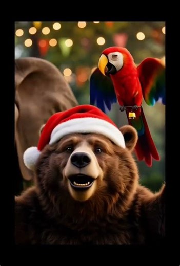 Animals on Holiday! 🐾🎉 Beautiful Wildlife Celebration Moments