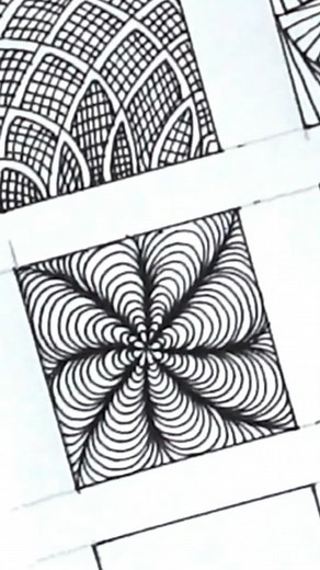 4.6K views · 30 reactions | 33/100 Zentangle patterns challenge...
