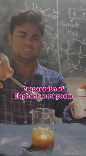 preparation of elephant toothpaste