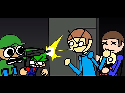 "oh no! which one do I shoot?" but it's Dave and Bambi (FNF VS Holiday mod) FnF Holiday Zanta