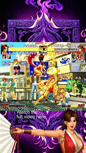 PERFECT ROUND! 🔥 Mai is unstoppable in KOF 96