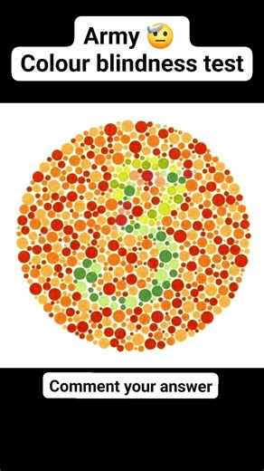 colour blindness test #army #health #eyes #colourblindness
