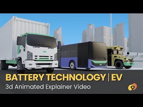EV Battery Tech: 3D Animated Explainer - E Vehicle - Best Example Video for Accelera by Cummins