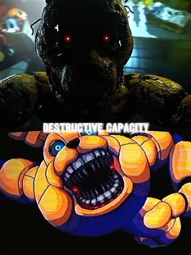 Agonia ou original?/Springbonnie vs Springtrap #shortvideo #edit #fnaf #williamafton