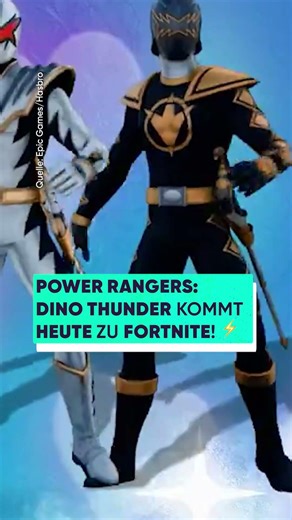 Power Rangers: Dino Thunder kommt heute zu Fortnite! ⚡