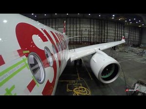 The first CSeries CS100 receives its Nametag!