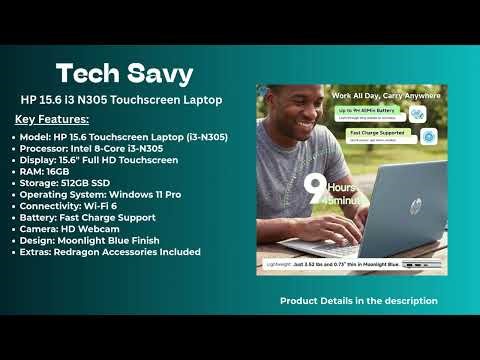 HP 15.6 Touchscreen Laptop i3-N305 Review 2026 🔥 16GB RAM, 512GB SSD | Worth Buying?