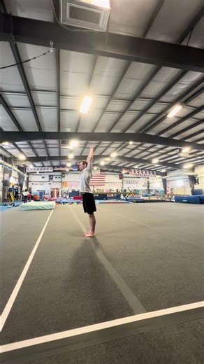 Standing back-pike #shorts #gym #gymnastics #gymworkout #trampoline