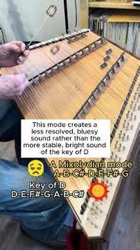 “Kitchen Girl” and modes on #hammereddulcimer