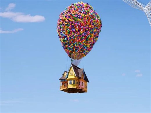 Real-life ‘Up’ house built in America that literally floats - realestate.com.au