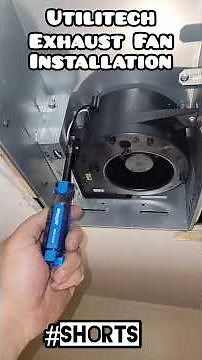 Exhaust Fan Installed on this Remodel #diy #Channellock #repairs