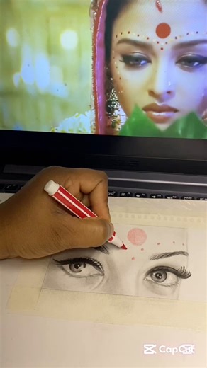 Eye drawing ✍️ #art #Devdas #AishwaryaRaiBachchan #eyes #sketch #eyedrawing | Sketch Hub