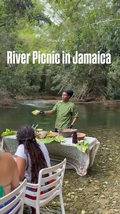 River Picnic in Jamaica Video credit: @chefvitaja | Jamaica Experiences