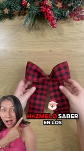 210K views · 1.8K reactions | Truco para hacer lazos navideños ✨ #navida #marrychristmas #lazos #manualudades #decoracion #fblifestyle | TIPS De Manualidades | Facebook
