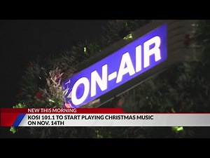 KOSI 101.1 to start playing Christmas music 24/7
