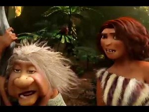 Rhymes with Grug meme original scene from The Croods