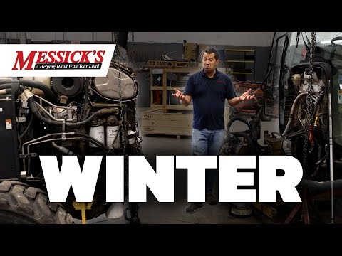 What does a tractor dealership do over winter?