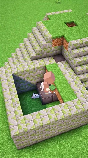 minecraft easy design beacon #minecraft