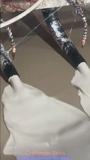 Gypsum Board Production Process | Full On-Site Footage