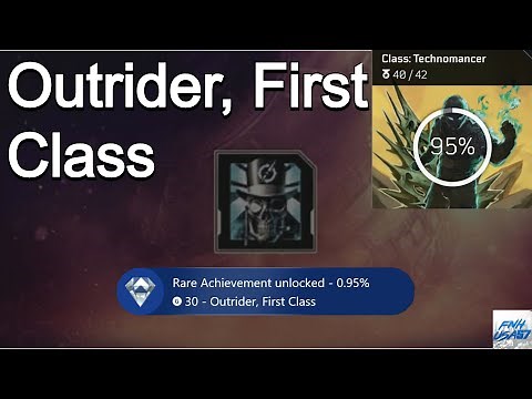 Outriders: Outrider, First Class achievement guide
