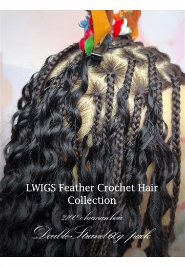 Miracle knots braids tutorial💕Reusable feather loop crochet hair,no sew in anymore!#lwigs #fyp #tiktokshopjumpstartsale #gluelesswig #humanhair