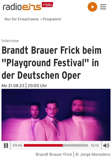Danke radioeins https://www.radioeins.de/programm/sendungen/mofr1921/interviews/brandt-brauer-frick-.html | Brandt Brauer Frick
