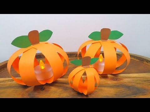 How to Make a Pumpkin with Paper | Paper Crafts