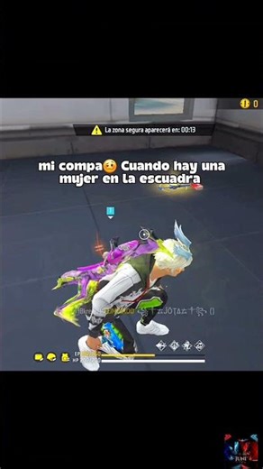 mi compa cuando hay una mujer en la escuadra #freefire #humorff #garenafreefire #gamerfreefire