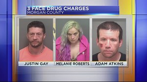 Three people in jail after drug raid and police chase in Morgan County