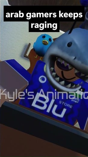 Arab Gamers Keeps Raging 💀 (Animation Meme) #shorts #roblox #animation